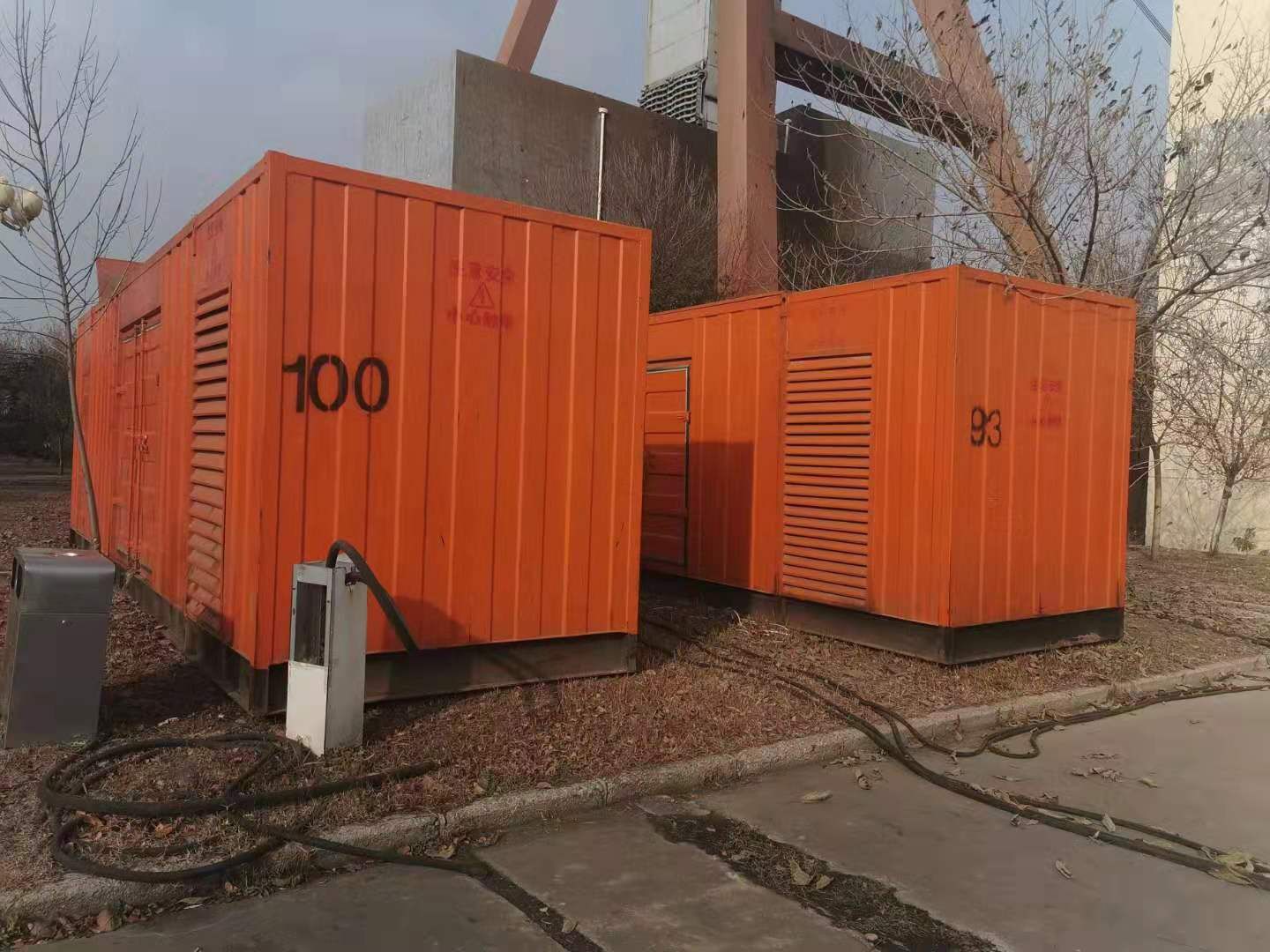  100KW发电机组施工现场